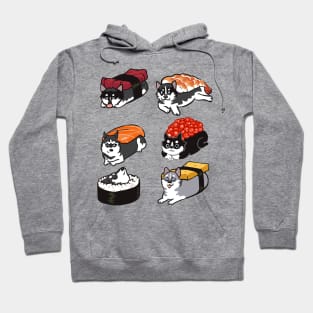 Sushi Husky Hoodie